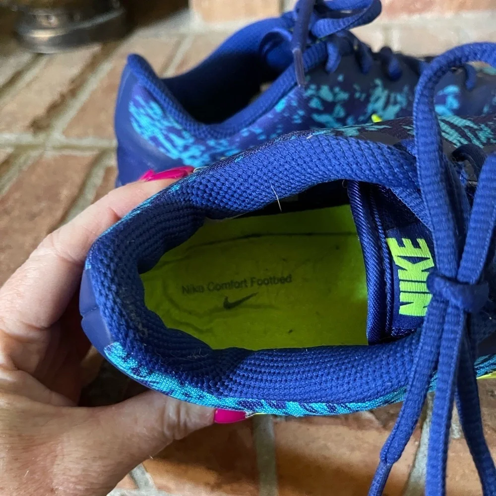 Nike Training Blue Tie Dye Sneakers